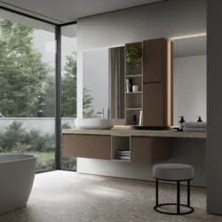 Vasque Click à poser en Mineralux ou en Mineralsolid  - Ideagroup