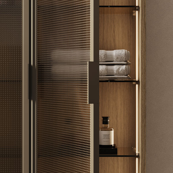 Portes en verre teinté