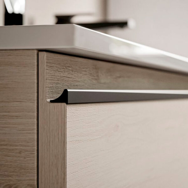 Profil de poignée en contraste