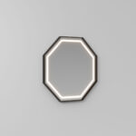Miroir octogonal Ottagono avec éclairage LED sur tout le pourtour  - Ideagroup