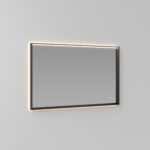Miroir rectangulaire Tecnica-Up rétroéclairé avec structure en aluminium et éclairage intégré  - Ideagroup