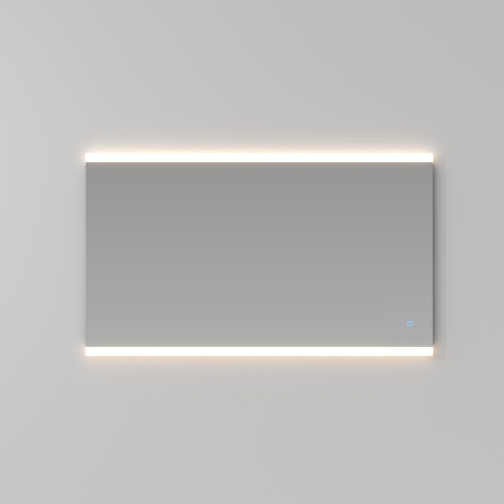 Miroir rectangulaire Dual Touch avec éclairage intégré. Hauteur de 70 cm.  - Ideagroup