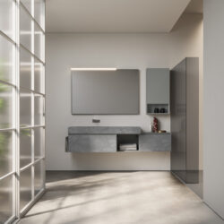 Miroir rectangulaire Frame avec structure en aluminium  - Ideagroup