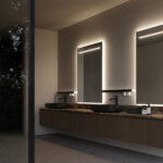 Miroir rectangulaire Side-Up avec rétroéclairage LED  - Ideagroup