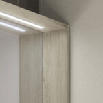 Miroir rectangulaire Nest avec cadre et éclairage intégré   - Ideagroup