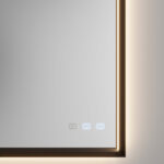 Miroir rectangulaire Pigreco rétroéclairé avec structure en aluminium et éclairage intégré  - Ideagroup