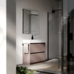 Miroir rectangulaire Prisma avec structure en aluminium  - Ideagroup