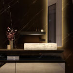 Miroir rectangulaire Side avec rétroéclairage LED  - Ideagroup