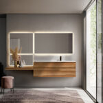 Miroir rectangulaire Side avec rétroéclairage LED  - Ideagroup