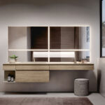 Miroir rectangulaire Side avec rétroéclairage LED  - Ideagroup