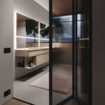 Miroir rectangulaire Side avec rétroéclairage LED  - Ideagroup