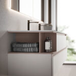 Miroir rectangulaire Side avec rétroéclairage LED  - Ideagroup