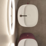 Vasque Giove02 à pose libre en Cristalplant  - Ideagroup