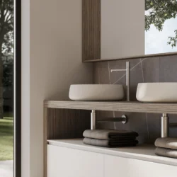 Vasque Beauty à poser, en Cristalplant  - Ideagroup