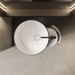 Vasque Beauty à pose libre en Cristalplant  - Ideagroup