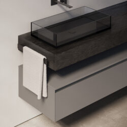 Vasque Light à poser en verre  - Ideagroup