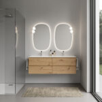 Miroir Flow rétroéclairé par LED  - Ideagroup