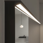 Miroir rectangulaire Step avec éclairage LED supérieur  - Ideagroup