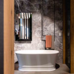 Porte-serviettes monté au plafond en acier inoxydable  - Ideagroup