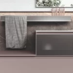 Étagère en aluminium Mal avec/sans porte-serviettes  - Ideagroup