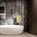 Porte-serviettes monté au plafond en acier inoxydable  - Ideagroup