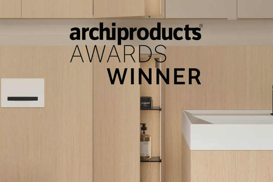 Le système d’ameublement Wall a été récompensé aux Archiproducts Design Awards 2024