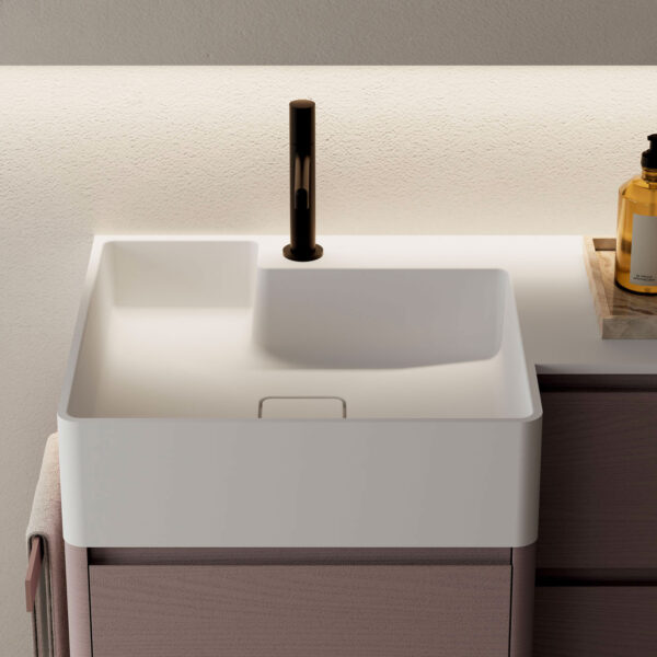 Plans de toilette différentes profondeurs