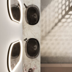 Vasque Habe rectangulaire, en Khromalite  - Ideagroup