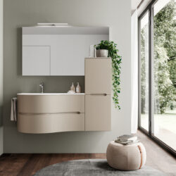 Miroir profilé Elmas, de forme rectangulaire  - Ideagroup