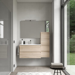 Miroir profilé Elmas, de forme rectangulaire  - Ideagroup