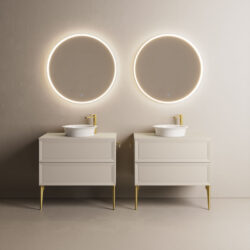 Vasque Berlino à poser, en céramique  - Ideagroup