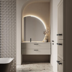 Miroir décoratif Ninfea rétroéclairé  - Ideagroup