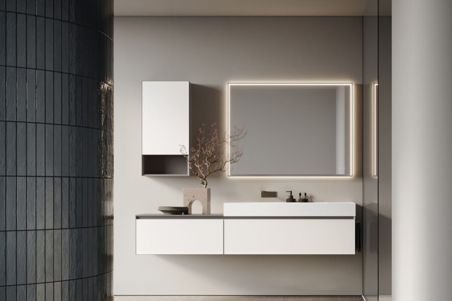 Nouveau plan de toilette Tetris : design minimaliste - Ideagroup