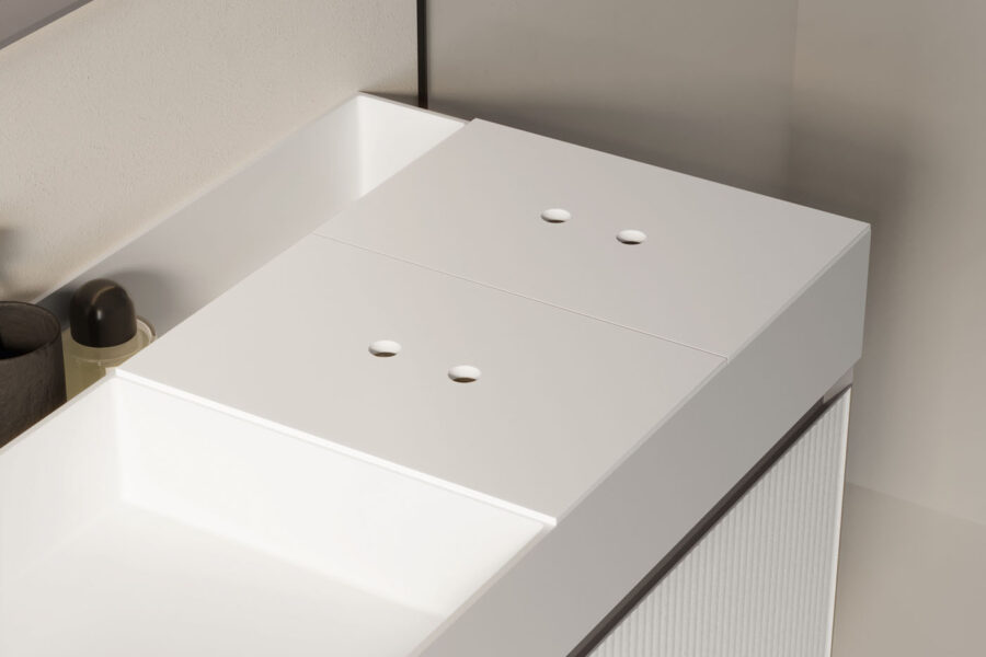 Nouveau plan de toilette Tetris : design minimaliste - Ideagroup