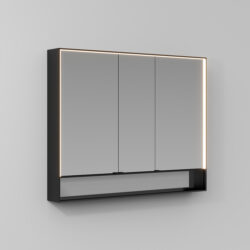 Miroir armoire rectangulaire Multiplo à deux ou trois portes  - Ideagroup