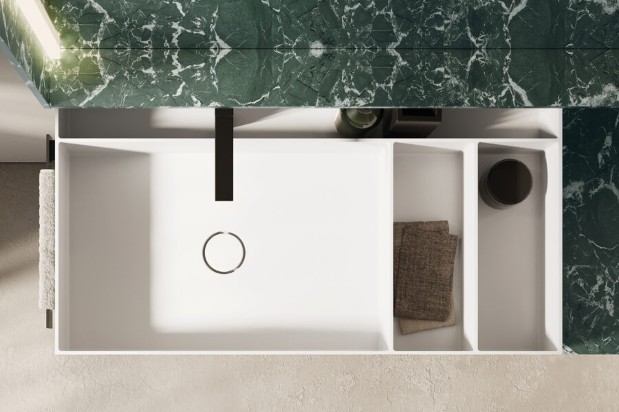 Nouveau plan de toilette Tetris : design minimaliste - Ideagroup